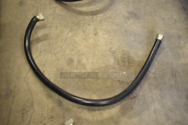 3 Black Gas Hoses. 3 Times Your Bid! - Image 3 of 4
