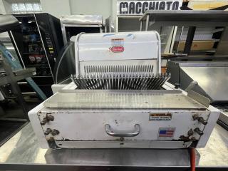 WOW! Berkel MB1/2 Bread Slicer, 1/2" Slice Thickness, White, 115v!