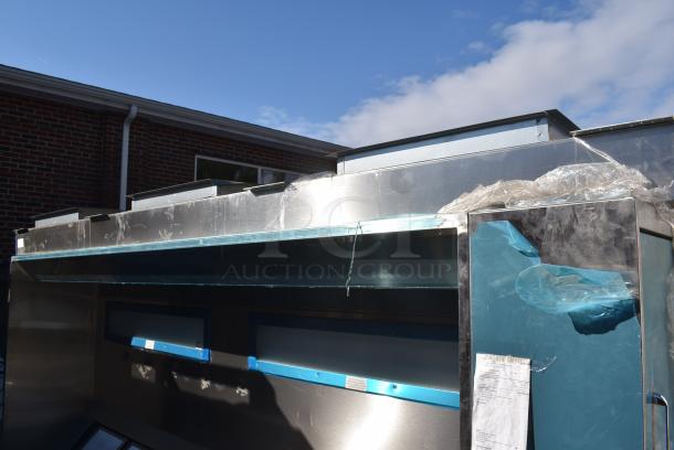 BRAND NEW SCRATCH AND DENT! 11.5' Aquamatic 6024 AMND-2 Stainless Steel Commercial Return Air Grease Hood w/ Filters. - Image 5 of 9