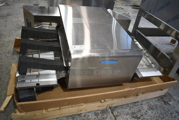 BRAND NEW SCRATCH AND DENT! 2024 Turbochef HHC2020 Stainless Steel Commercial Countertop Electric Powered Conveyor Rapid Cook Oven. 208/240 Volts, 1 Phase. - Image 2 of 10