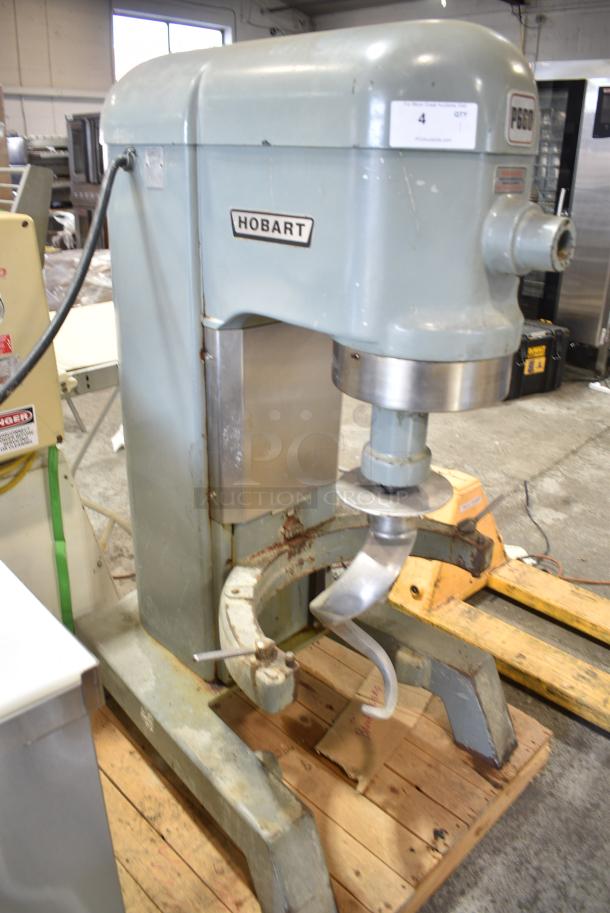 Hobart P 660 Metal Commercial Floor Style 60 Quart Planetary Dough Mixer w/ Dough Hook Attachment. 208-240 Volts, 3 Phase. - Image 4 of 7