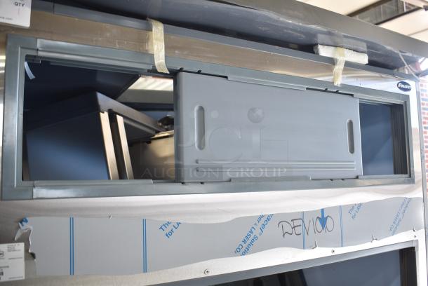 BRAND NEW SCRATCH AND DENT! Follett DEV1010SG-48 Stainless Steel Commercial 48" Ice Storage Bin with Bagger Kit - 1000 lb. Stock Picture Used as Gallery - Image 4 of 6