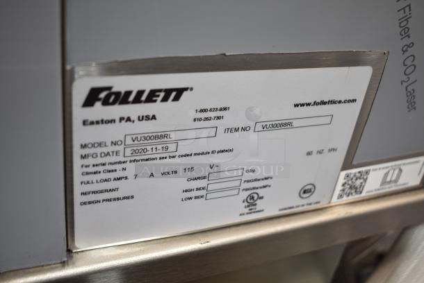 BRAND NEW SCRATCH AND DENT! 2020 Follett VU300B8RL Stainless Steel Commercial Countertop Nugget Ice & Soft Drink Dispenser - 300 lb Storage, Cup Fill. 115 Volts, 1 Phase. - Image 5 of 5