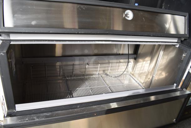 BRAND NEW SCRATCH AND DENT! 2019 True 58 1/4" 2 Sided Milk Cooler with Stainless Steel Exterior and Aluminum Interior. 115 Volts, 1 Phase. Tested and Working! - Image 5 of 7