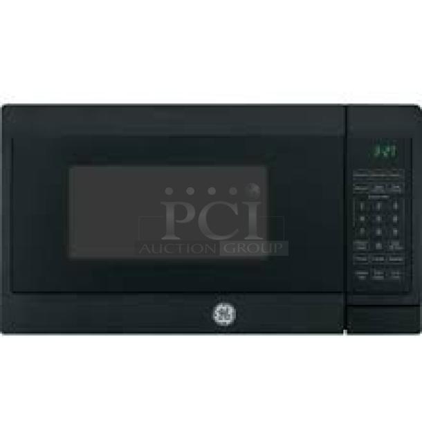 BRAND NEW SCRATCH AND DENT! General Electric GE JEM3072DH1BB 0.7 Cu. Ft. Spacemaker Countertop Microwave Oven. - Image 1 of 5