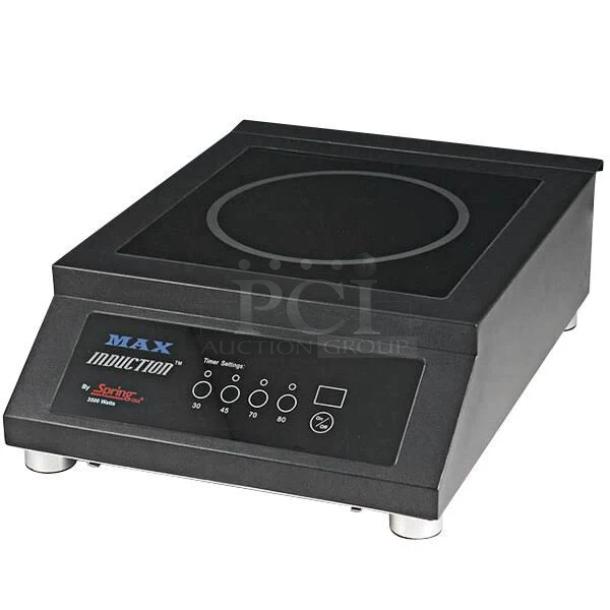2 BRAND NEW SCRATCH AND DENT! Spring USA SM-351C-FT MAX Induction Sizzle Cook/Hold Titanium Induction Range. 220-240 Volts, 2 Times Your Bid! - Image 1 of 4