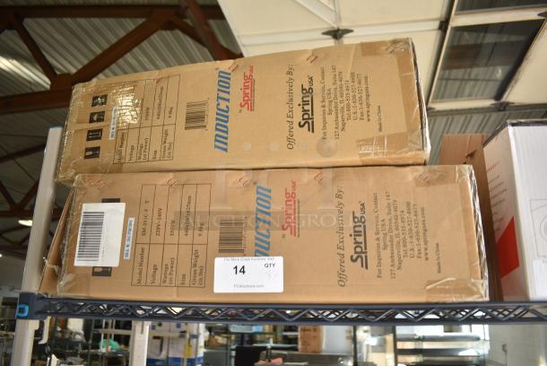 2 BRAND NEW SCRATCH AND DENT! Spring USA SM-351C-FT MAX Induction Sizzle Cook/Hold Titanium Induction Range. 220-240 Volts, 2 Times Your Bid! - Image 3 of 4