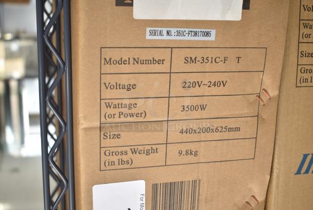 2 BRAND NEW SCRATCH AND DENT! Spring USA SM-351C-FT MAX Induction Sizzle Cook/Hold Titanium Induction Range. 220-240 Volts, 2 Times Your Bid! - Image 4 of 4