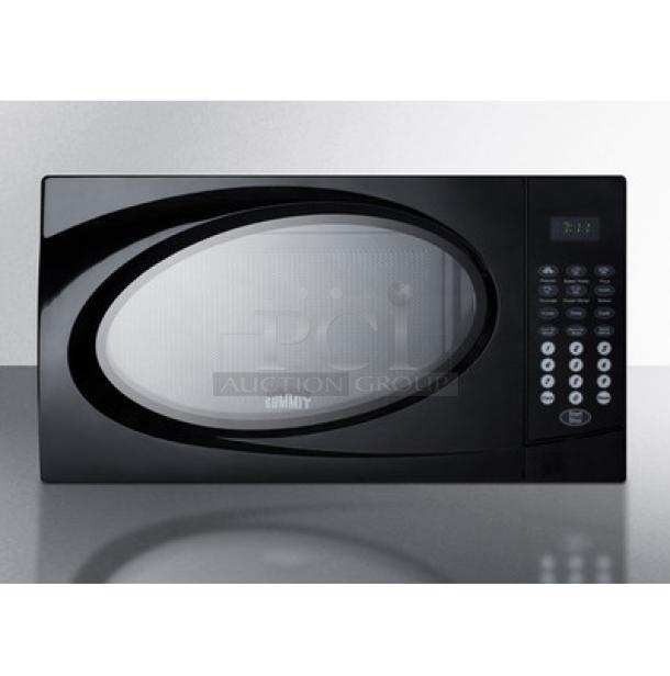 BRAND NEW SCRATCH AND DENT! Summit SM902BL Compact Microwave. 120 Volts, 1 Phase. - Image 1 of 4