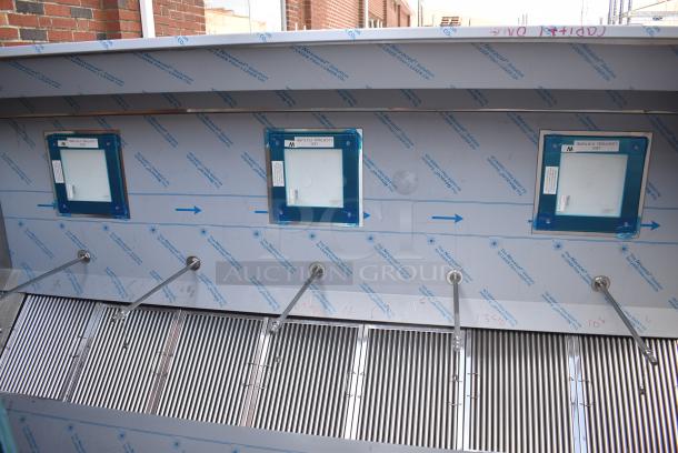 BRAND NEW SCRATCH AND DENT! 11' CaptiveAire 6024 ND-2 Stainless Steel Commercial Grease Hood w/ LED Lights and Return Air Vent - Image 3 of 6
