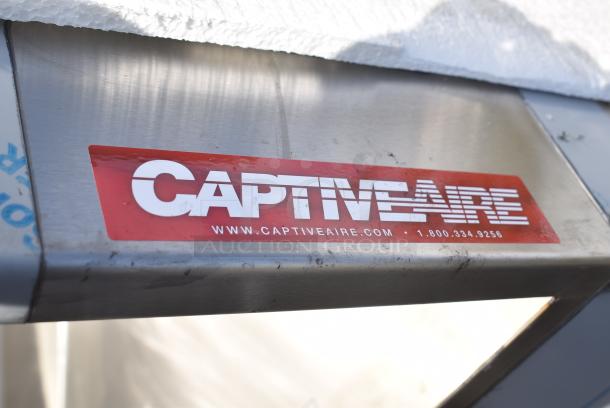 BRAND NEW SCRATCH AND DENT! 4' CaptiveAire 4830ND-2 Stainless Steel Commercial Grease Hood w/ LED Lights and Return Air Vent. - Image 2 of 5