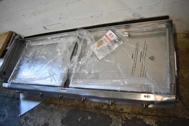 BRAND NEW SCRATCH AND DENT! 2024 Cooking Performance Group GT-CPG-72-NL 72" Natural Gas Countertop Griddle with Thermostatic Controls. 180,000 BTU. - Image 3 of 5