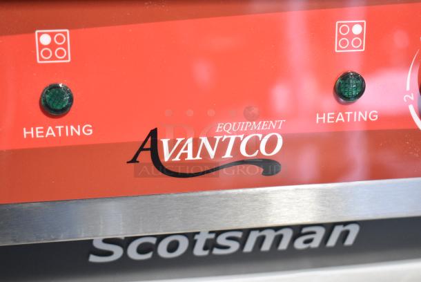 BRAND NEW SCRATCH AND DENT! Avantco 177CER400 Stainless Steel 4-Burner Solid French-Style Countertop Electric Range. 208/240 Volts, 1 Phase. - Image 2 of 7