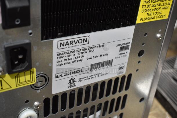 BRAND NEW SCRATCH AND DENT! 2024 Narvon 23BCWD8HT 8 GPH Countertop Water Dispenser with Hot, Chilled, Ambient, and Sparkling Water Options. 120 Volts, 1 Phase. - Image 6 of 6