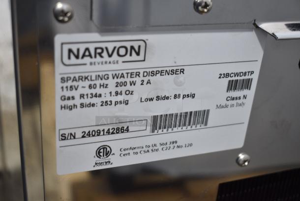BRAND NEW SCRATCH AND DENT! 2024 Narvon 23BCWD8TP 8 GPH Countertop Tap-Style Water Dispenser with Chilled, Ambient, and Sparkling Water Options. 120 Volts, 1 Phase. - Image 6 of 6
