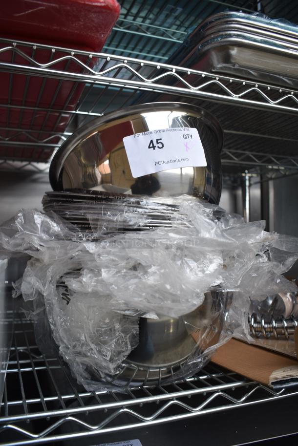 20 BRAND NEW SCRATCH AND DENT! Various Metal Bowls. 20 Times Your Bid! - Image 1 of 6