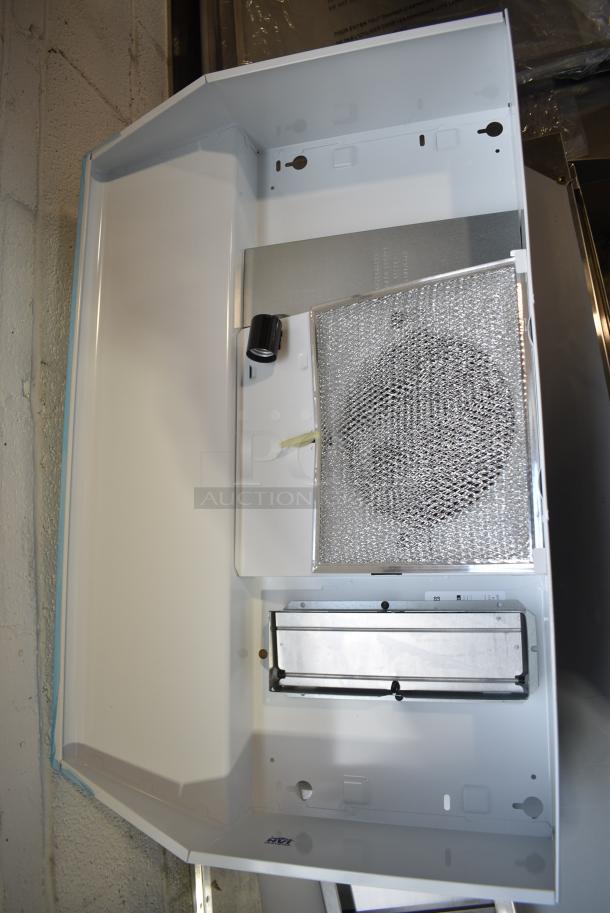 BRAND NEW SCRATCH AND DENT! Broan White Metal Range Hood. - Image 4 of 4