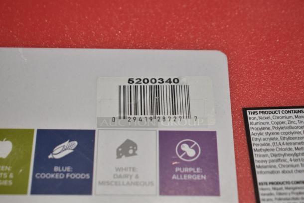 4 BRAND NEW SCRATCH AND DENT! Cutting Boards Including Tablecraft CB1824WA Cutting Board, 18" x 24", NSF, White, Vollrath 5200340 Color-Coded 24" x 18" x 1/2" Red Cutting Board. 4 Times Your Bid! - Image 5 of 5