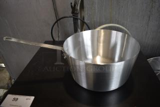 4 BRAND NEW SCRATCH AND DENT! Choice 471SAUC55QT 5.5 Qt. Tapered Aluminum Sauce Pan. 4 Times Your Bid!