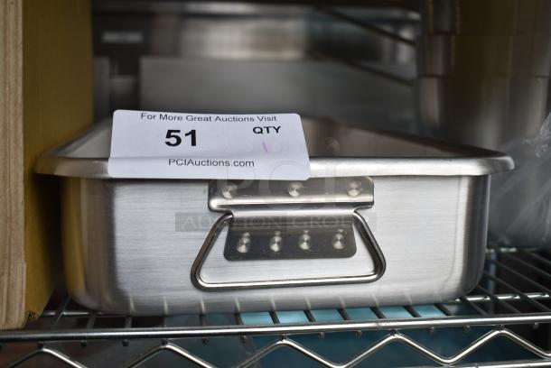 BRAND NEW SCRATCH AND DENT! Vollrath 68366 Wear-Ever 11.25 Qt. Aluminum Roasting Pan with Handles - 19 3/4" x 10 7/8" x 3 5/8" - Image 2 of 5