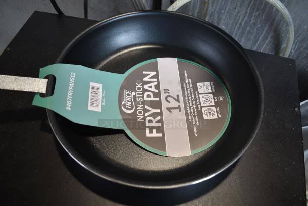 4 BRAND NEW SCRATCH AND DENT!  407FRYPANS12 Choice 12" Aluminum Non-Stick Fry Pan. 4 Times Your Bid! - Image 3 of 4