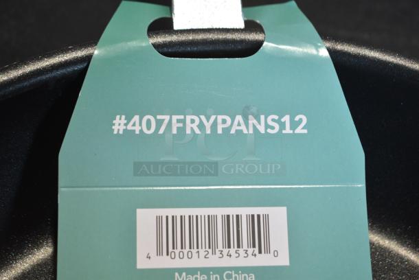 4 BRAND NEW SCRATCH AND DENT!  407FRYPANS12 Choice 12" Aluminum Non-Stick Fry Pan. 4 Times Your Bid! - Image 4 of 4