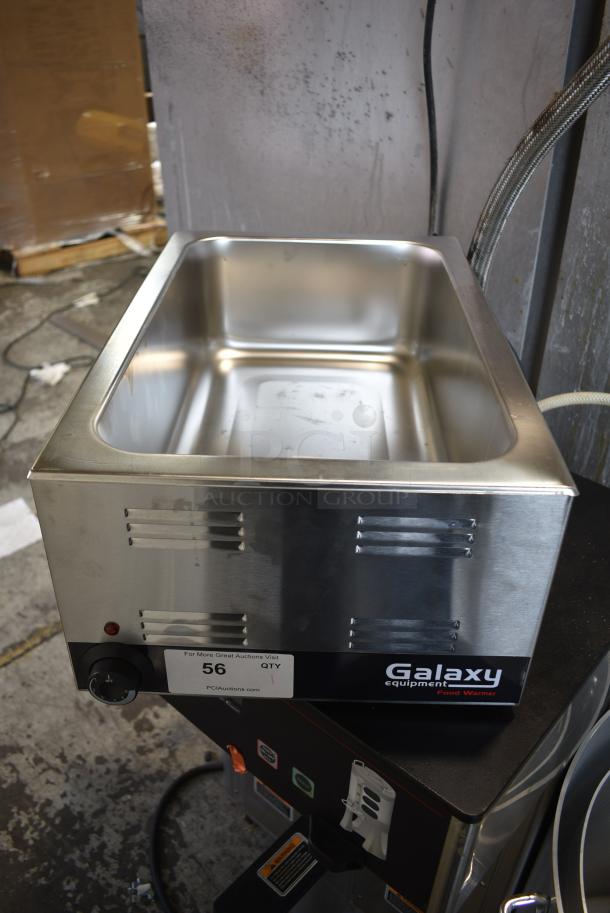 BRAND NEW SCRATCH AND DENT! Galaxy 177GW50E 12" x 20" Full Size Electric Countertop Food Warmer. 120 Volts, 1 Phase. Tested and Working! - Image 1 of 6