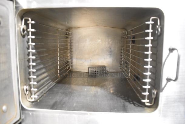 Cleveland 36CGM300 Stainless Steel Commercial Natural Gas Powered Pressureless 2 Deck Convection Steamer. 300,000 BTU. - Image 5 of 10