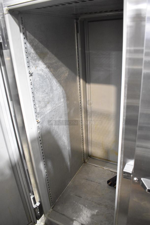 Victory RA-2D-S7-PT Stainless Steel Commercial 2 Door Reach In Pass Through Cooler. 115 Volts, 1 Phase. Tested and Working! - Image 4 of 11