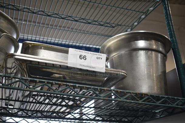 5 Various Metal Items Including Drop Ins. 5 Times Your Bid! - Image 1 of 3
