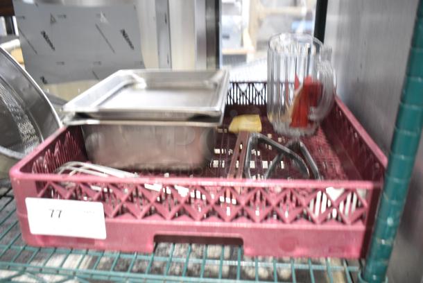 ALL ONE MONEY! Lot of Various Items Including Utensils in Poly Dish Caddy - Image 2 of 6
