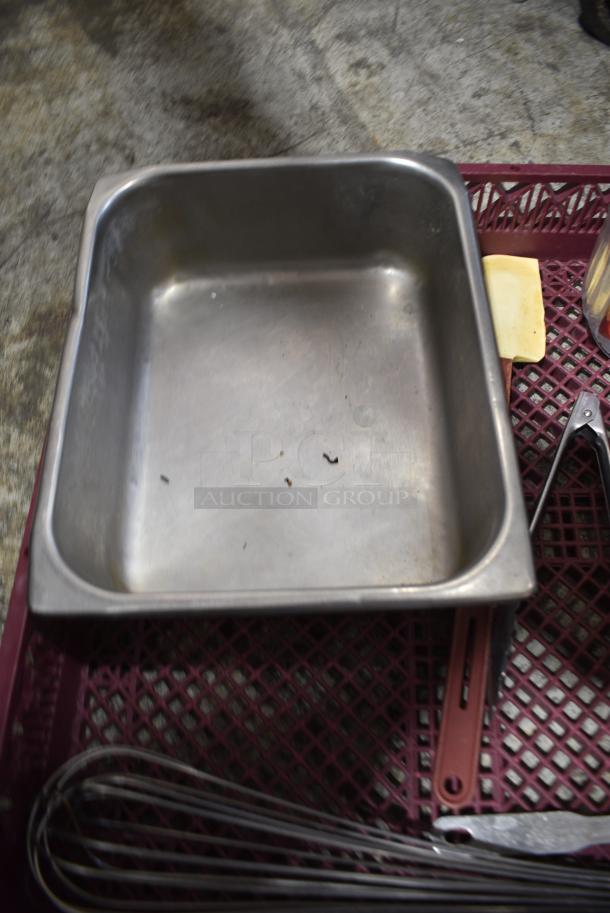 ALL ONE MONEY! Lot of Various Items Including Utensils in Poly Dish Caddy - Image 3 of 6
