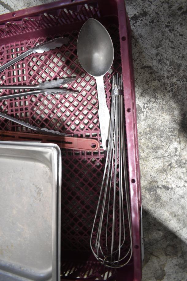 ALL ONE MONEY! Lot of Various Items Including Utensils in Poly Dish Caddy - Image 5 of 6