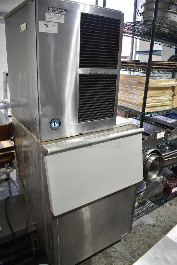 Hoshizaki KM-500MAF Stainless Steel Commercial Ice Head on Commercial Ice Bin. 115-120 Volts, 1 Phase. - Image 2 of 6