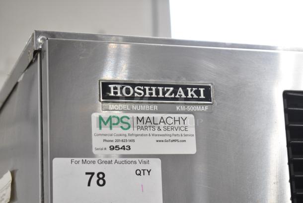 Hoshizaki KM-500MAF Stainless Steel Commercial Ice Head on Commercial Ice Bin. 115-120 Volts, 1 Phase. - Image 3 of 6