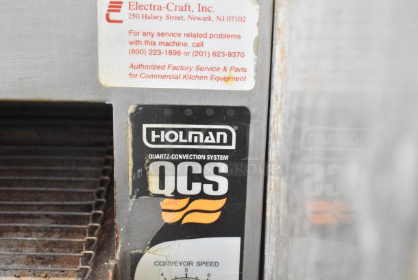Star Holman QCS-2-600H Stainless Steel Commercial Conveyor Toaster Oven. 208 Volts, 1 Phase. - Image 2 of 7