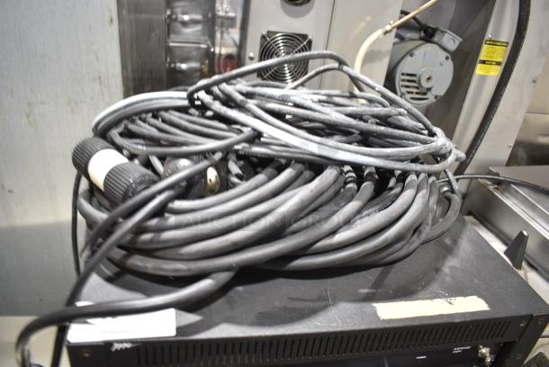 AV Unit on Commercial Casters w/ Furman PL-8 Power Conditioner, 4 Shure ULXP4 Wireless Receiver G3, Crown Rack Unit. - Image 6 of 7