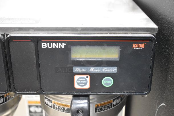 Bunn AXIOM TWIN APS Stainless Steel Commercial Countertop Coffee Machine w/ Hot Water Dispenser and 2 Metal Brew Baskets. 120/208-240 Volts, 1 Phase. - Image 4 of 7