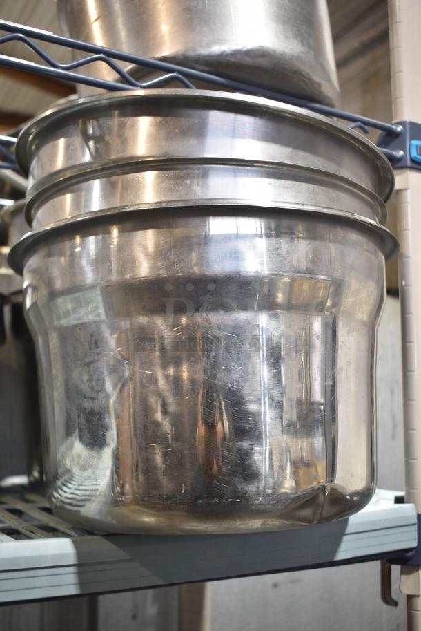 9 Various Metal Cylindrical Bins. 9 Times Your Bid! - Image 4 of 5