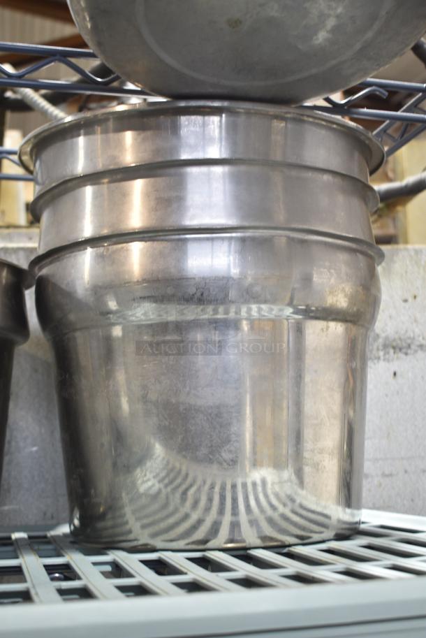 9 Various Metal Cylindrical Bins. 9 Times Your Bid! - Image 5 of 5