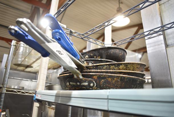 8 Various Metal Skillets. 8 Times Your Bid! - Image 1 of 5