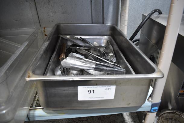 8 Various Metal Items Including Drop In Bins and Strainer. 8 Times Your Bid! - Image 5 of 6