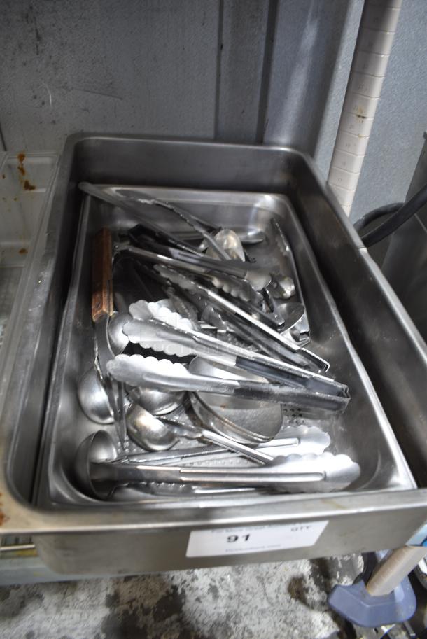 8 Various Metal Items Including Drop In Bins and Strainer. 8 Times Your Bid! - Image 6 of 6