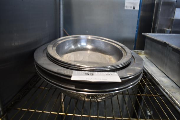 7 Metal Oval Dishes. 7 Times Your Bid! - Image 1 of 5