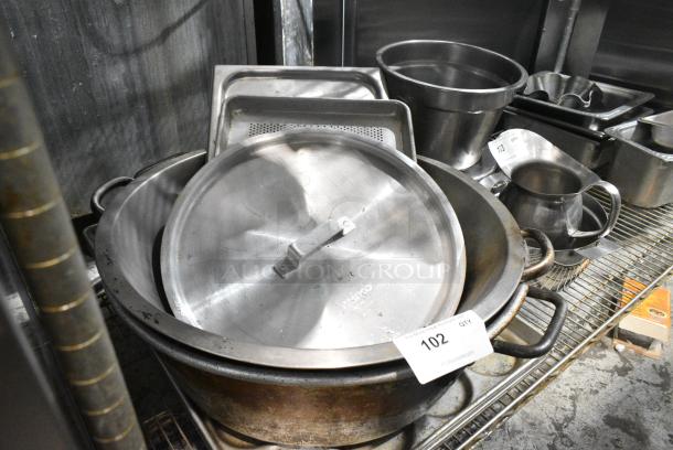 10 Various Metal Items Including Lid and Bun Baking Pans. 10 Times Your Bid! - Image 2 of 4