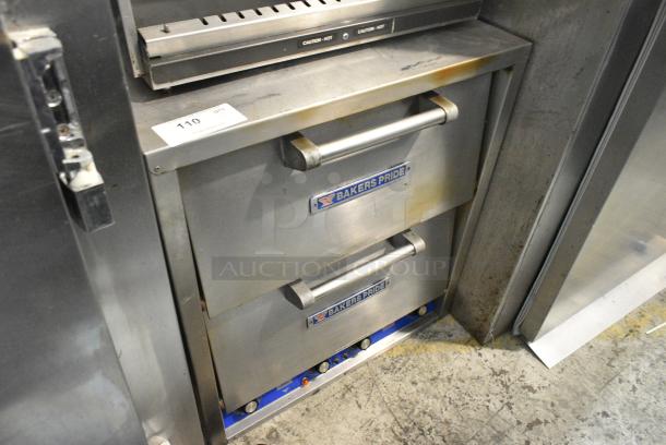 Bakers Pride P-44S Stainless Steel Commercial Countertop Electric Powered 2 Deck Pizza Oven w/ Cooking Stones. 208 Volts, 1 Phase. - Image 3 of 9