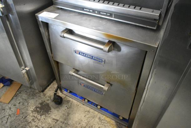 Bakers Pride P-44S Stainless Steel Commercial Countertop Electric Powered 2 Deck Pizza Oven w/ Cooking Stones. 208 Volts, 1 Phase. - Image 4 of 9