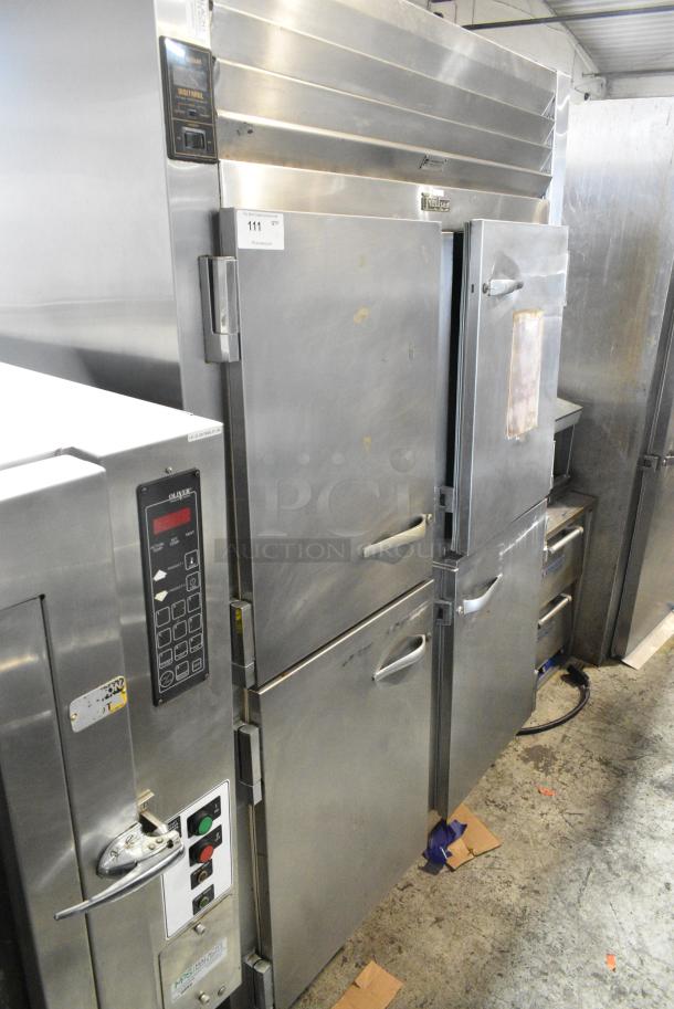 Traulsen RHT 2-32 WUT Stainless Steel Commercial 4 Half Size Door Reach In Cooler. 115 Volts, 1 Phase. Cannot Test - Unit Has Been Previously Hardwired - Image 2 of 9