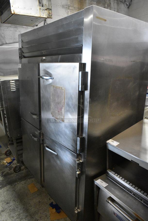 Traulsen RHT 2-32 WUT Stainless Steel Commercial 4 Half Size Door Reach In Cooler. 115 Volts, 1 Phase. Cannot Test - Unit Has Been Previously Hardwired - Image 3 of 9