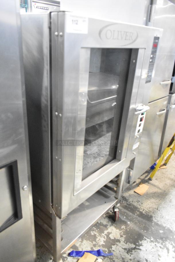 Oliver 690-NC2 Stainless Steel Commercial Electric Powered Convection Oven on Commercial Casters. 208 Volts, 3 Phase. - Image 2 of 10